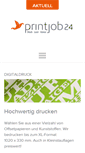 Mobile Screenshot of printjob24.de